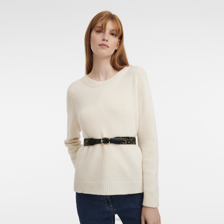 Longchamp 1980 حزام نسائي نحيف D2LB930