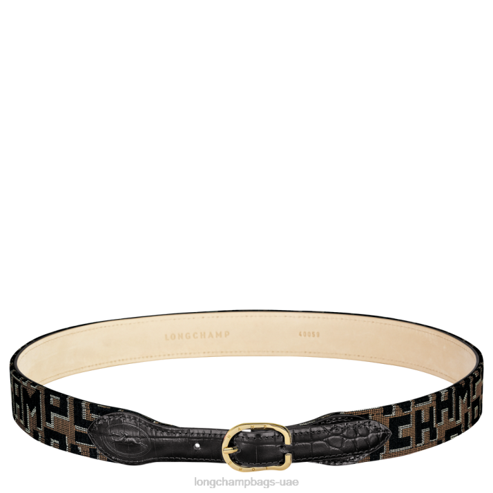 Longchamp 1980 حزام نسائي نحيف D2LB931