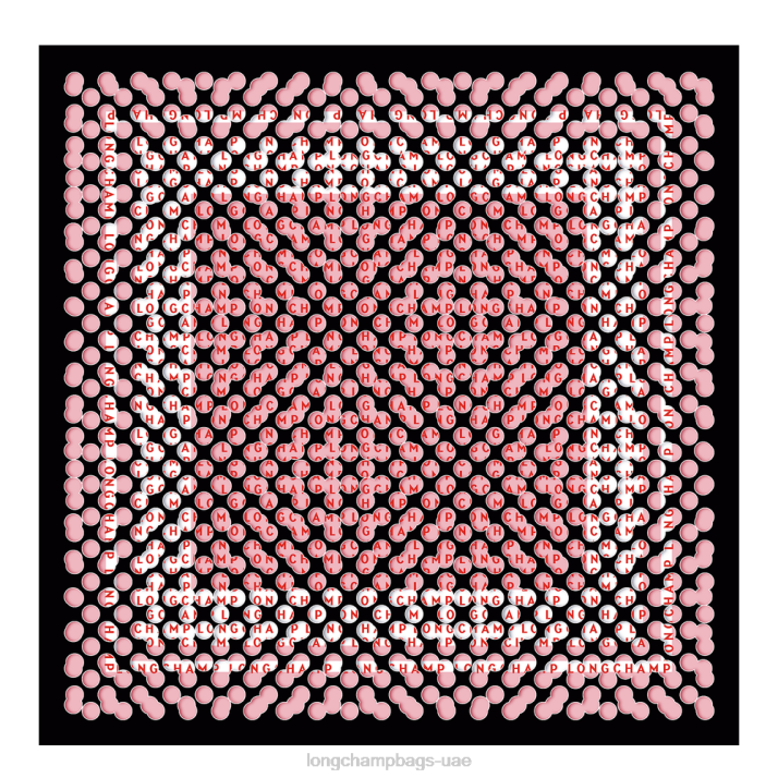 Longchamp مجموعة ربيع / صيف 2023 وشاح حرير 50 نحيف D2LB1014