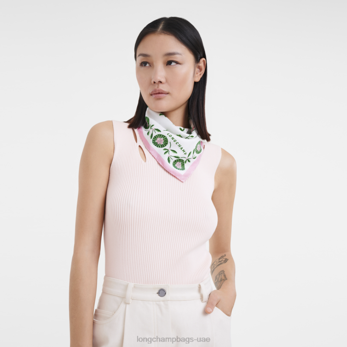 Longchamp مجموعة ربيع / صيف 2023 وشاح حرير 50 نحيف D2LB1018