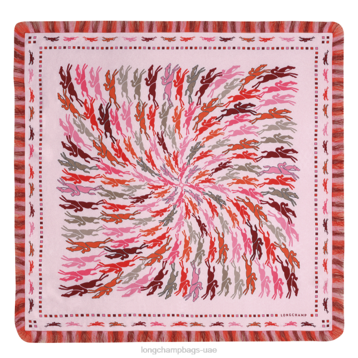 Longchamp ربيع / صيف 2023 مجموعة وشاح الحرير 70 نحيف D2LB1028