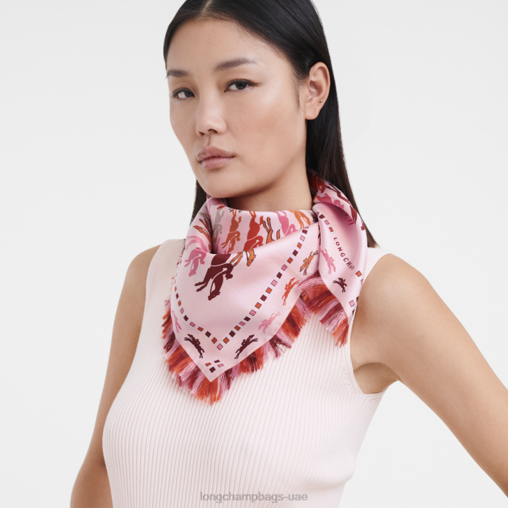 Longchamp ربيع / صيف 2023 مجموعة وشاح الحرير 70 نحيف D2LB1028