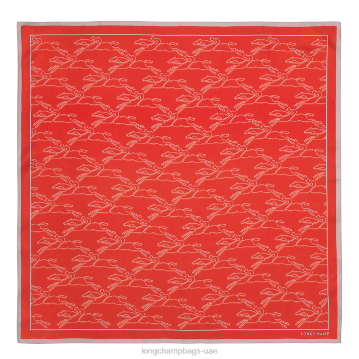 Longchamp ربيع / صيف 2023 مجموعة وشاح الحرير 70 نحيف D2LB1030