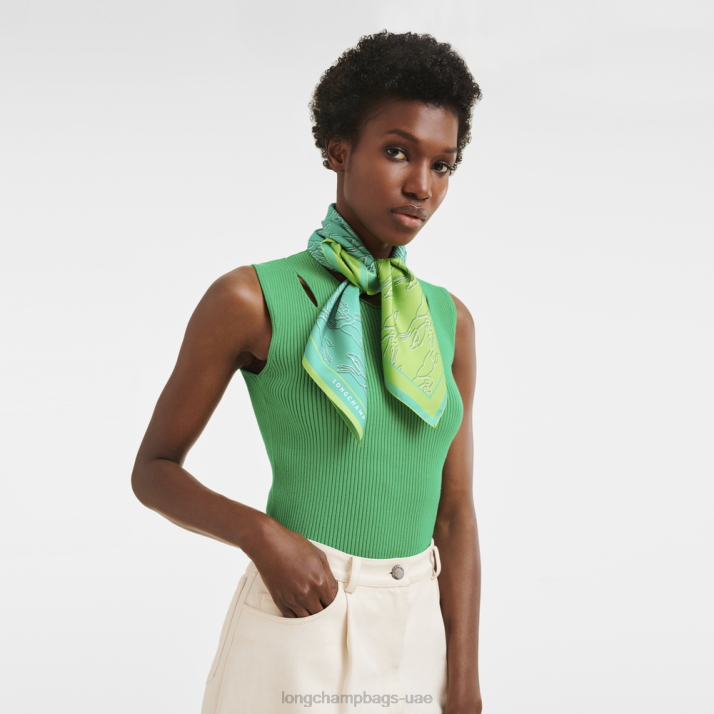 Longchamp ربيع / صيف 2023 مجموعة وشاح الحرير 70 نحيف D2LB1032