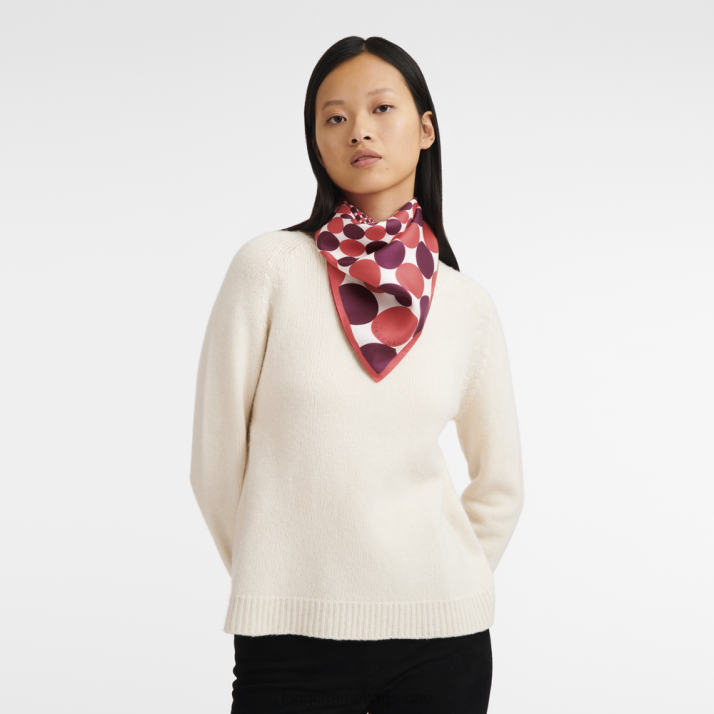 Longchamp ربيع / صيف 2023 مجموعة وشاح الحرير 70 نحيف D2LB1035