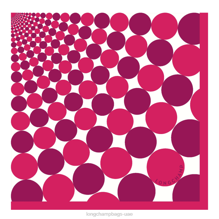 Longchamp ربيع / صيف 2023 مجموعة وشاح الحرير 70 نحيف D2LB1035