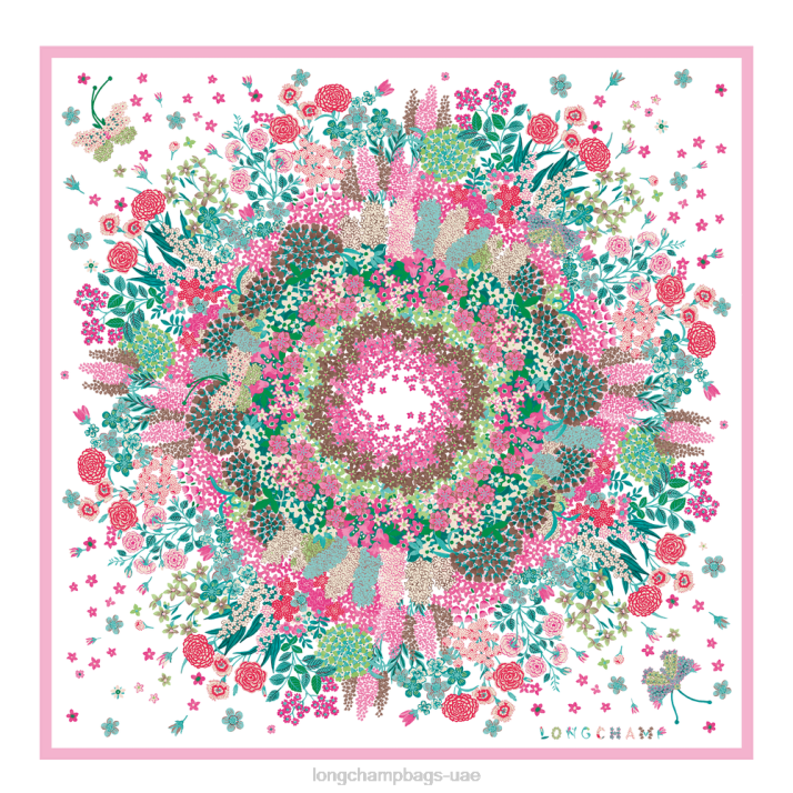 Longchamp ربيع / صيف 2023 مجموعة وشاح الحرير 90 نحيف D2LB1039