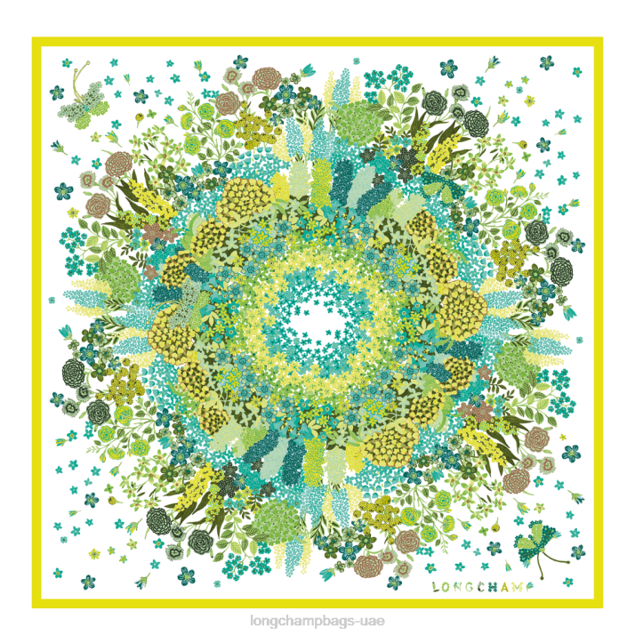 Longchamp ربيع / صيف 2023 مجموعة وشاح الحرير 90 نحيف D2LB1040