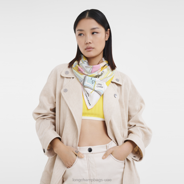 Longchamp ربيع / صيف 2023 مجموعة وشاح الحرير 90 نحيف D2LB1050