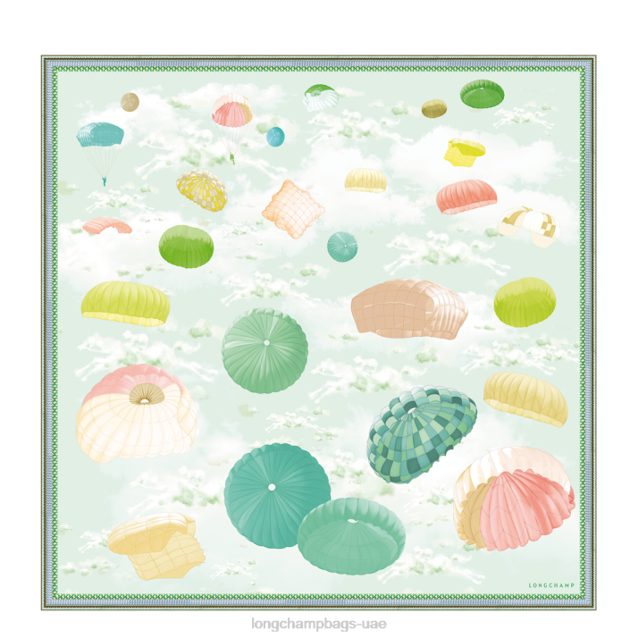 Longchamp ربيع / صيف 2023 مجموعة وشاح الحرير 90 نحيف D2LB1053