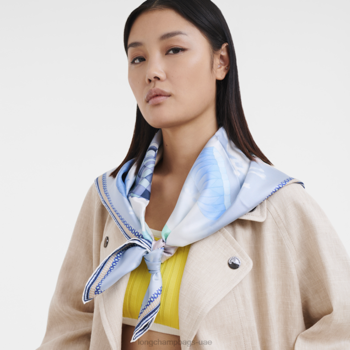Longchamp ربيع / صيف 2023 مجموعة وشاح الحرير 90 نحيف D2LB1054
