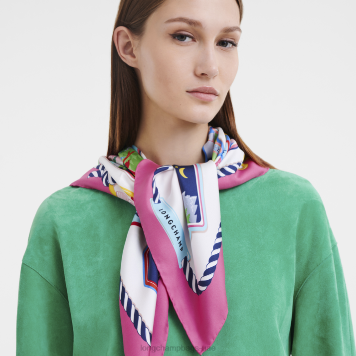 Longchamp ربيع / صيف 2023 مجموعة وشاح الحرير 90 نحيف D2LB1057