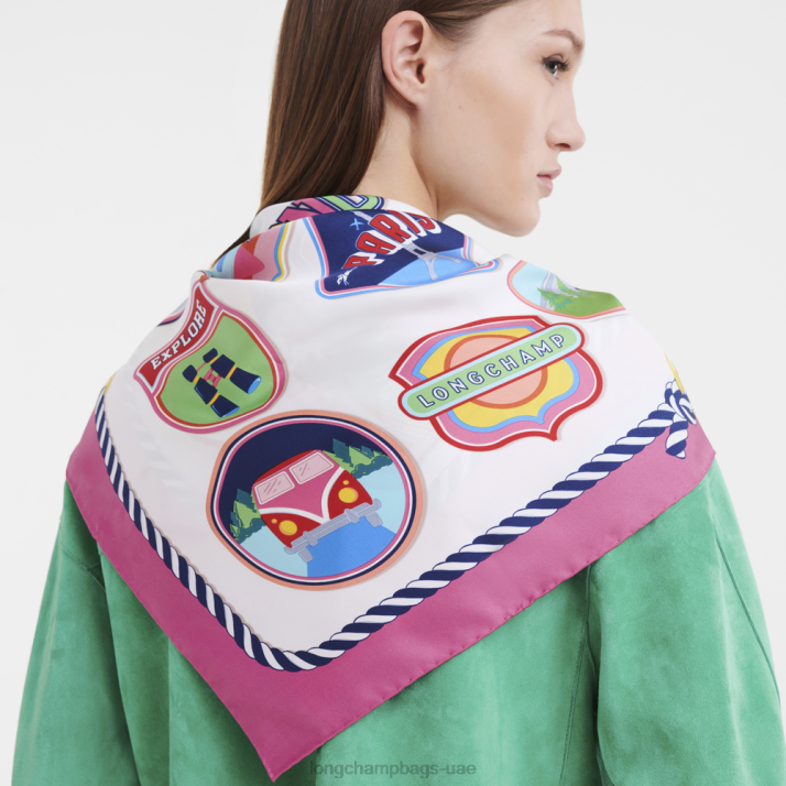 Longchamp ربيع / صيف 2023 مجموعة وشاح الحرير 90 نحيف D2LB1057