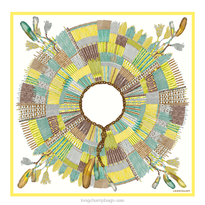 Longchamp ربيع / صيف 2023 مجموعة وشاح الحرير 90 نحيف D2LB1060