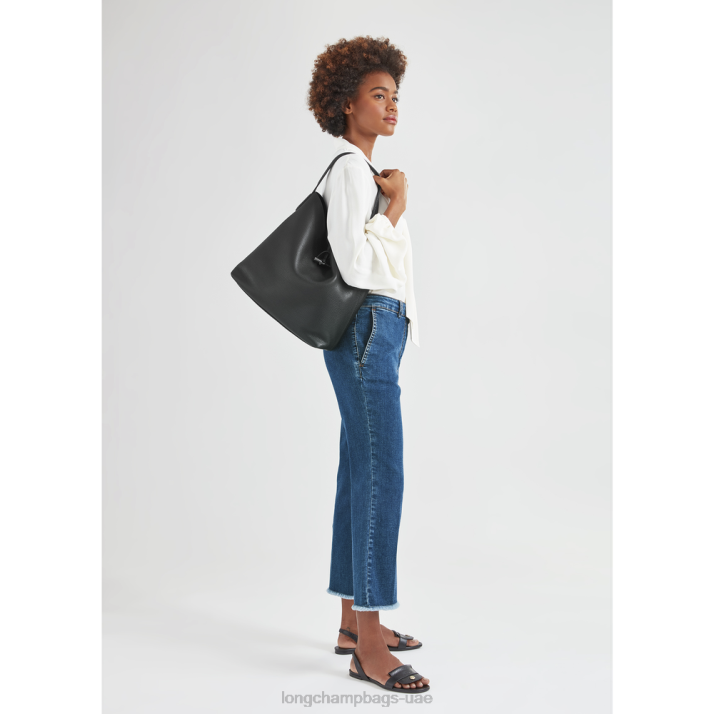 Longchamp حقيبة هوبو روسو الأساسية نحيف D2LB356