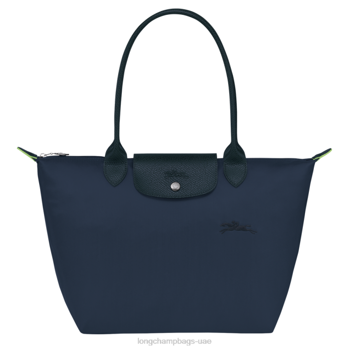 Longchamp حقيبة حمل لو بلاج خضراء م نحيف D2LB412