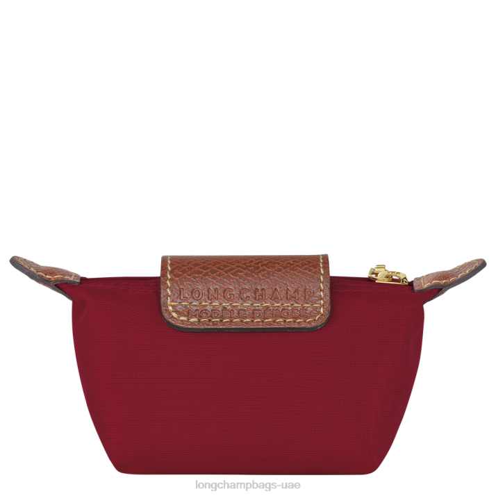 Longchamp محفظة النقود المعدنية الأصلية لو بلاج نحيف D2LB501