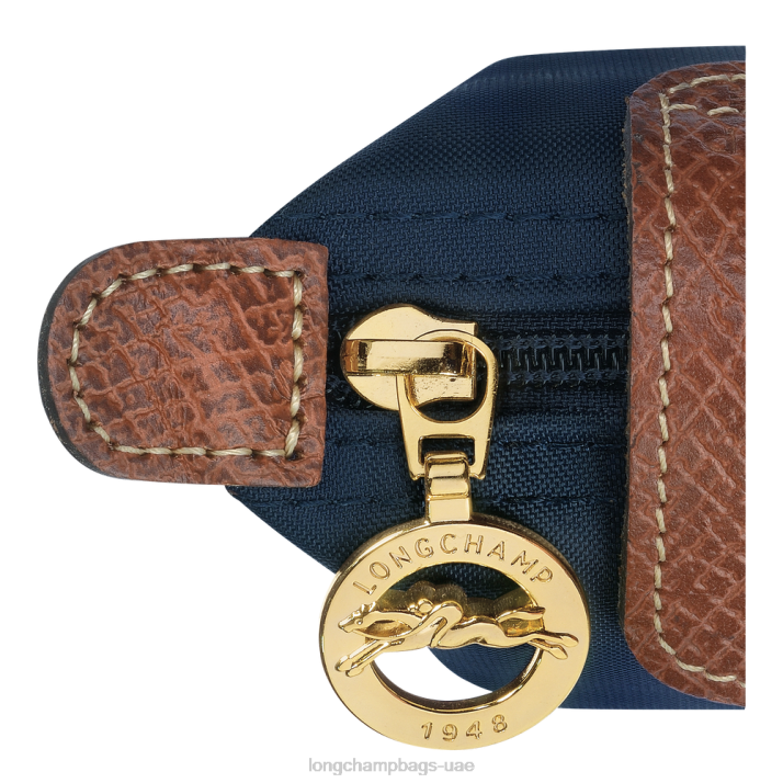 Longchamp محفظة النقود المعدنية الأصلية لو بلاج نحيف D2LB502