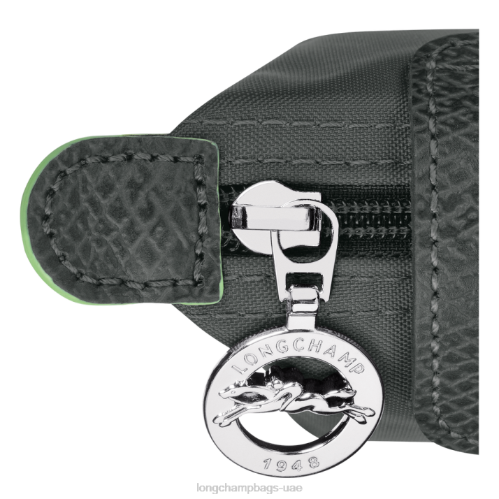 Longchamp محفظة النقود المعدنية الخضراء لو بلاج نحيف D2LB509