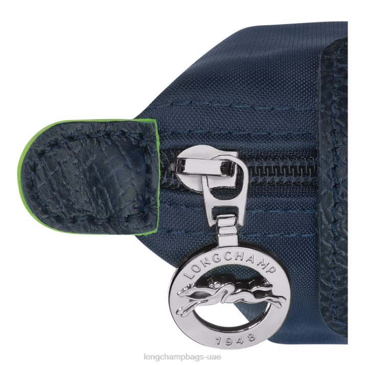 Longchamp محفظة النقود المعدنية الخضراء لو بلاج نحيف D2LB510