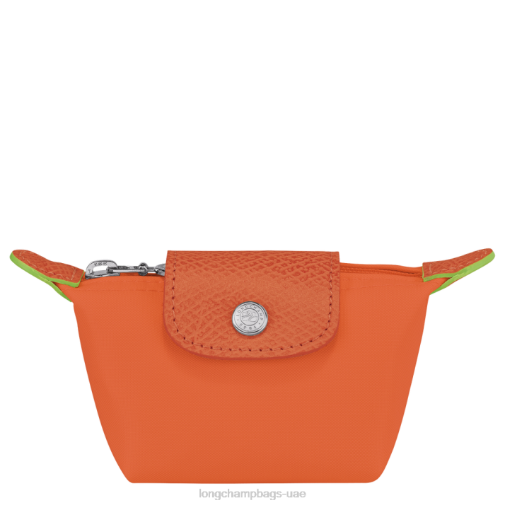 Longchamp محفظة النقود المعدنية الخضراء لو بلاج نحيف D2LB511