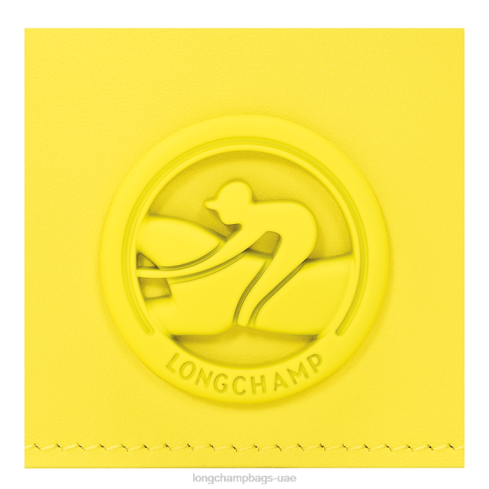 Longchamp محفظة النقود المعدنية الهرولة مربع مع الدانتيل والجلود نحيف D2LB514