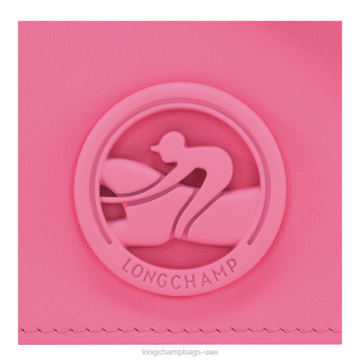 Longchamp محفظة النقود المعدنية الهرولة مربع مع الدانتيل والجلود نحيف D2LB515