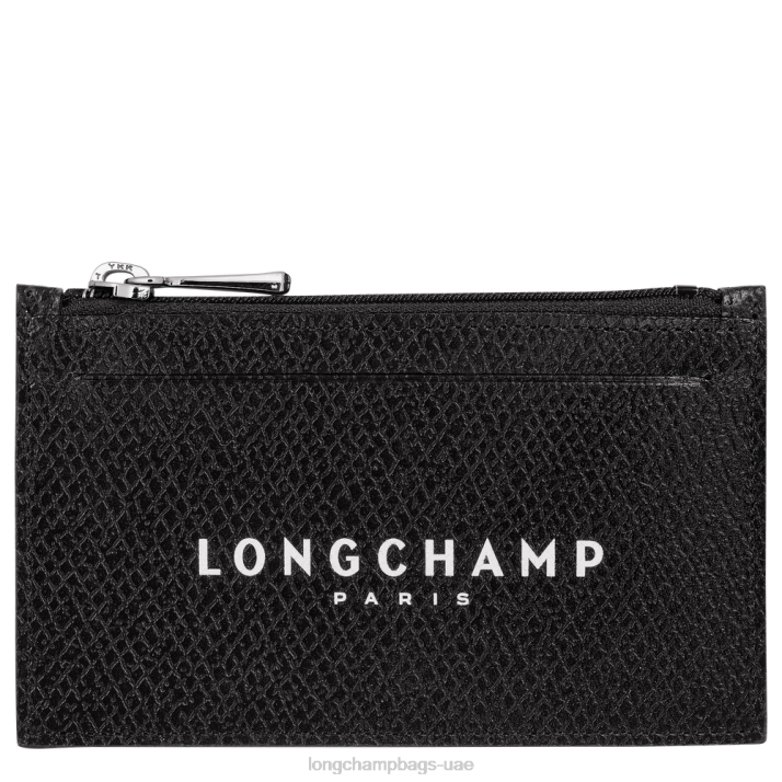 Longchamp محفظة العملات المعدنية الأساسية روسو نحيف D2LB520
