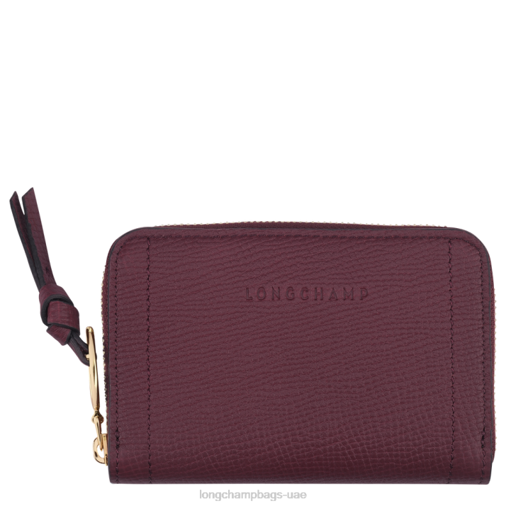 Longchamp محفظة عملة صندوق البريد نحيف D2LB537