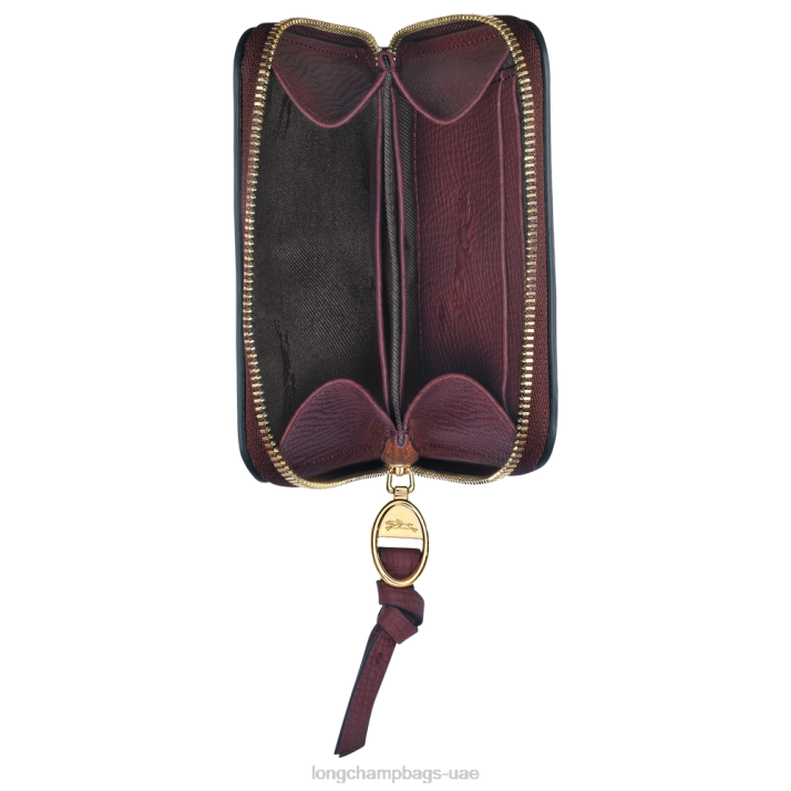 Longchamp محفظة عملة صندوق البريد نحيف D2LB537