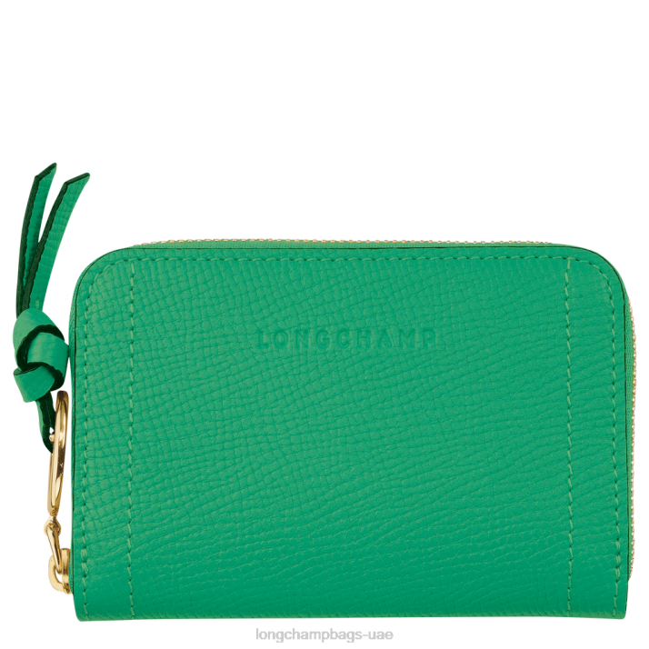 Longchamp محفظة عملة صندوق البريد نحيف D2LB540