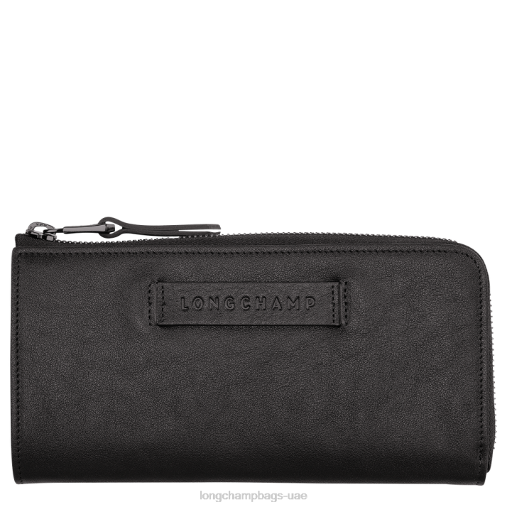 Longchamp محفظة ثلاثية الأبعاد مع الرمز البريدي حولها نحيف D2LB620