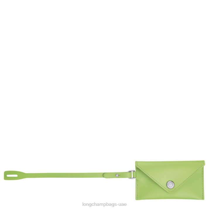 Longchamp صندوق البريد حلقات المفاتيح المغلف نحيف D2LB755