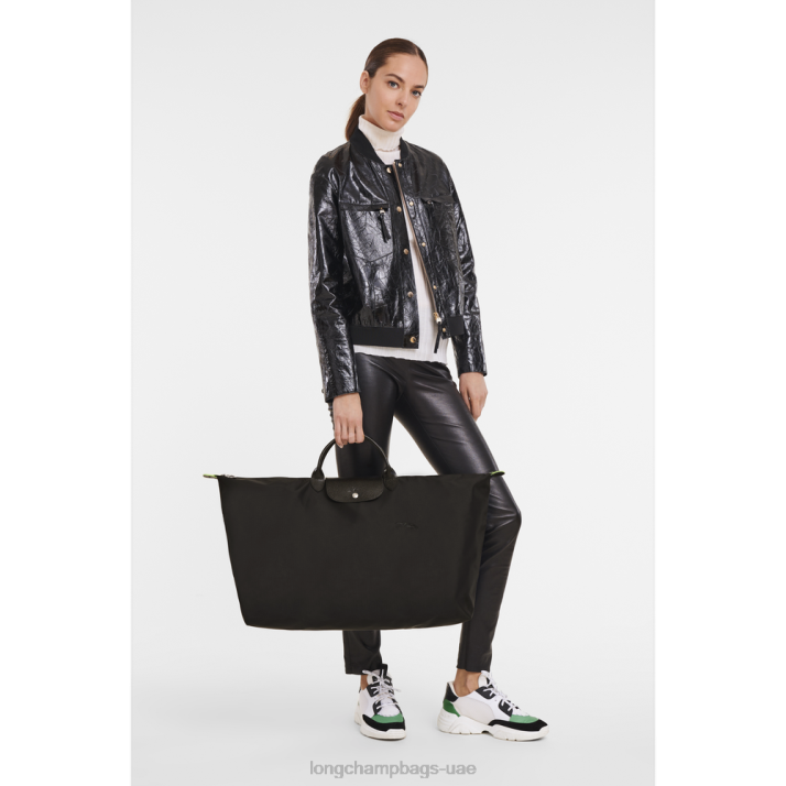 Longchamp حقيبة سفر لو بلاج خضراء م رجال D2LB793