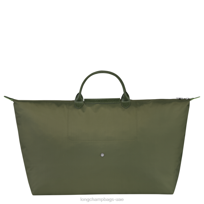 Longchamp حقيبة سفر لو بلاج خضراء م رجال D2LB794