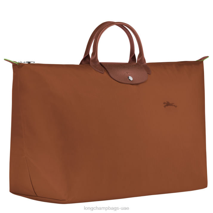Longchamp حقيبة سفر لو بلاج خضراء م رجال D2LB795