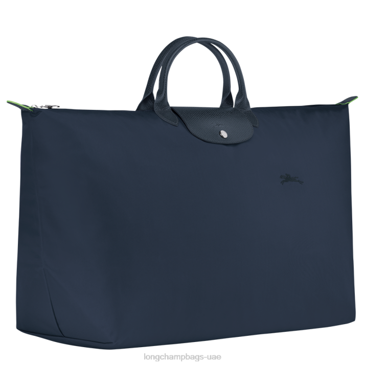 Longchamp حقيبة سفر لو بلاج خضراء م رجال D2LB797