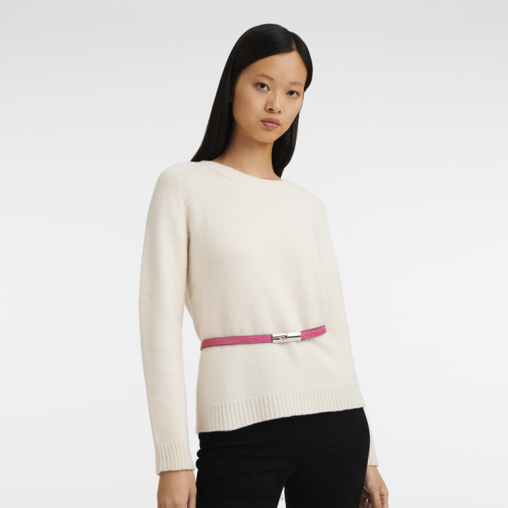 Longchamp حزام روسو للسيدات نحيف D2LB915