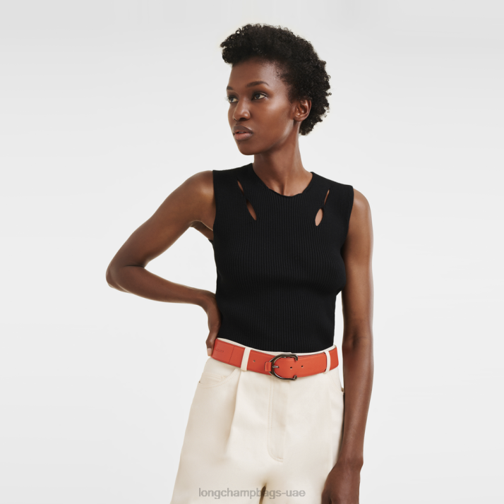 Longchamp حزام نسائي ثلاثي الأبعاد نحيف D2LB948
