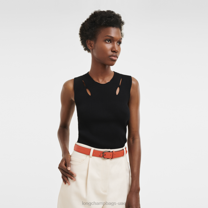 Longchamp حزام نسائي ثلاثي الأبعاد نحيف D2LB950