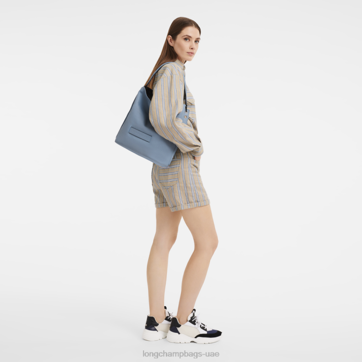 Longchamp حقيبة هوبو ثلاثية الأبعاد L. نحيف D2LB400