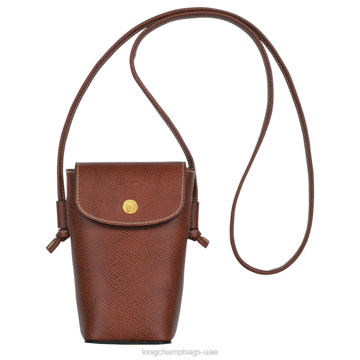 Longchamp جراب هاتف epure مع الدانتيل والجلود نحيف D2LB708