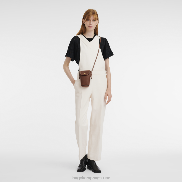 Longchamp جراب هاتف epure مع الدانتيل والجلود نحيف D2LB708