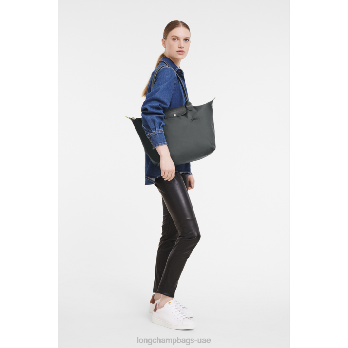 Longchamp حقيبة حمل لو بلاج خضراء l نحيف D2LB405