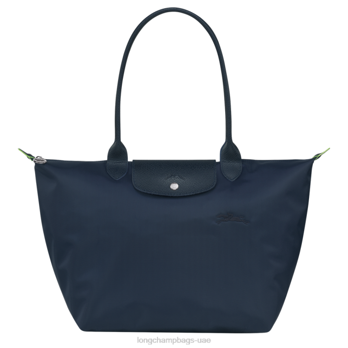 Longchamp حقيبة حمل لو بلاج خضراء l نحيف D2LB406