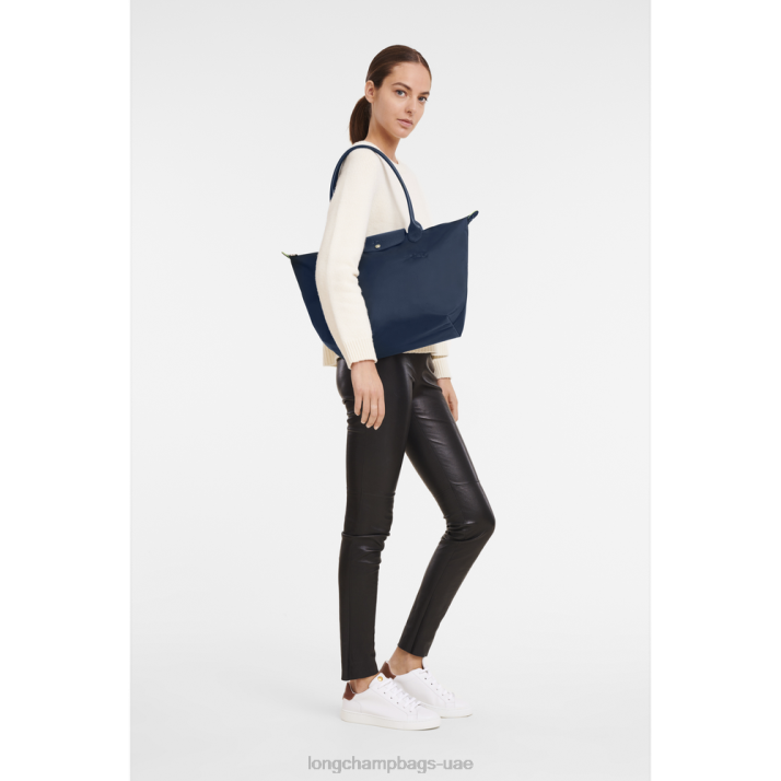 Longchamp حقيبة حمل لو بلاج خضراء l نحيف D2LB406