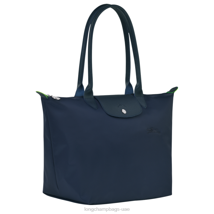 Longchamp حقيبة حمل لو بلاج خضراء l نحيف D2LB406