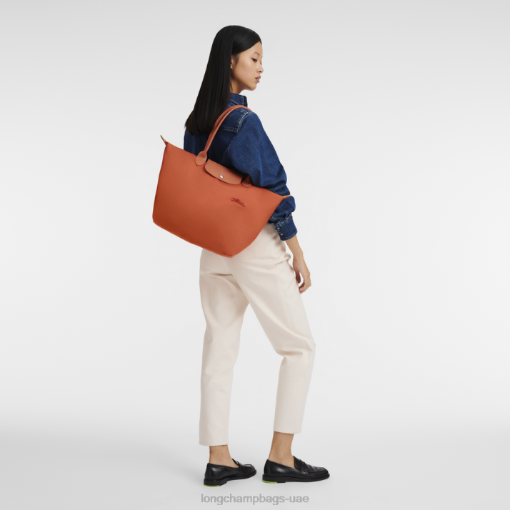 Longchamp حقيبة حمل لو بلاج خضراء l نحيف D2LB407