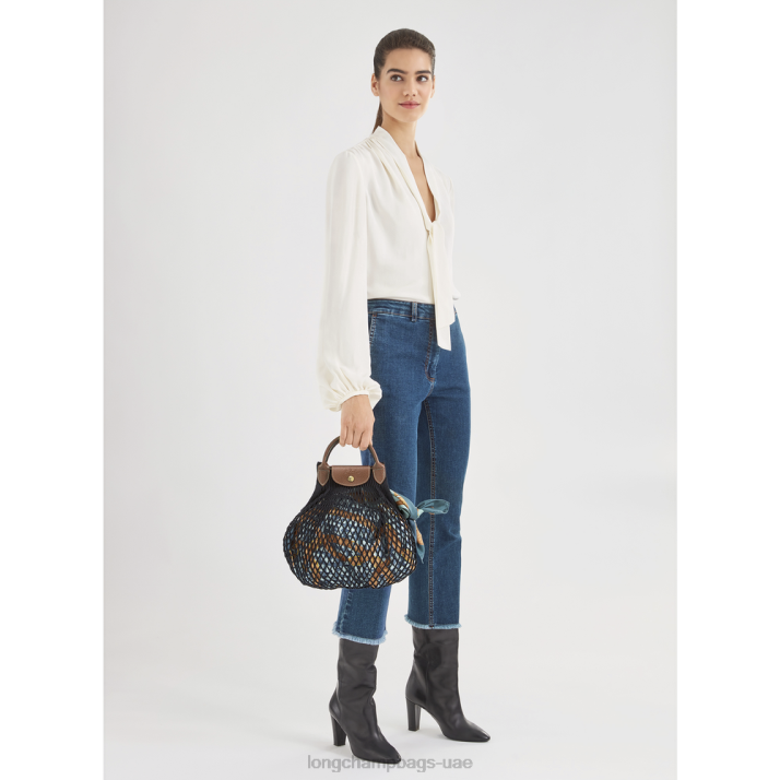 Longchamp حقيبة شبكية لو بلاج l نحيف D2LB5