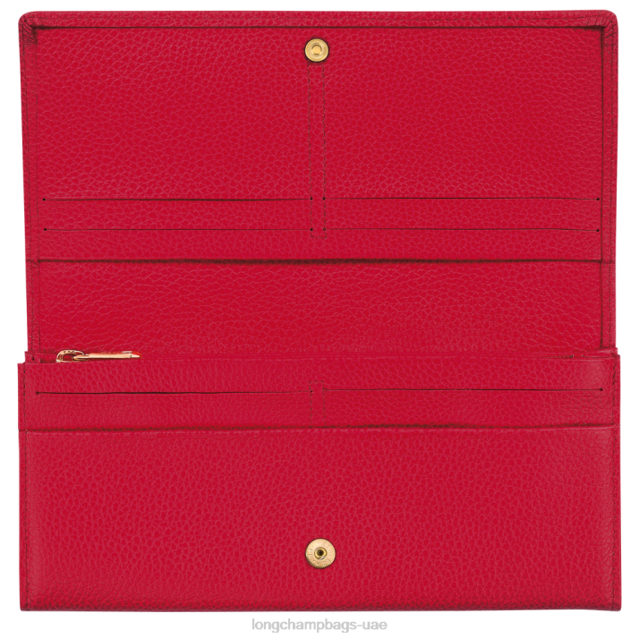 Longchamp محفظة le foulonne القارية نحيف D2LB605